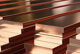 Distributor of copper bars for electrical industry