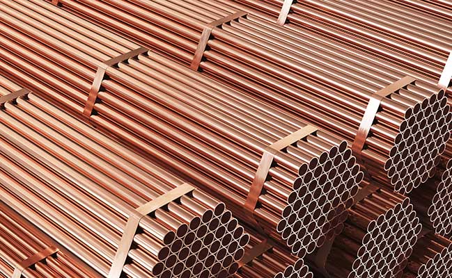 Distributor of copper pipes for the electrical industry